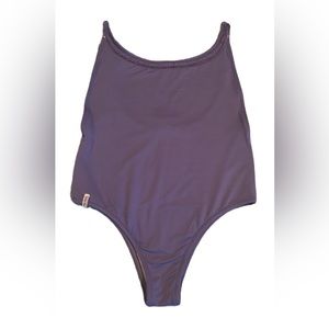 Rhythm. Large One Piece Purple Swimsuit